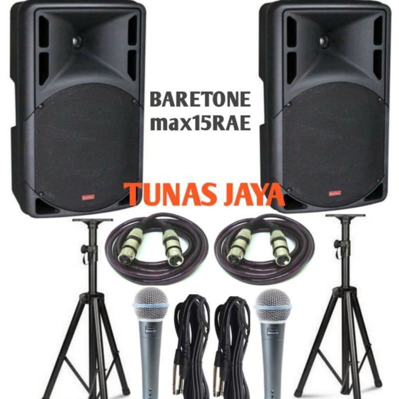 PROMO  SPEAKER AKTIF BARETONE MAX15RAE SPEAKER AKTIF 15INCH BARETONE MAX15 RAE ORIGINAL