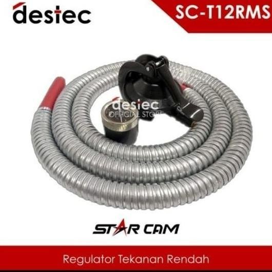 Selang Paket Kompor Gas Lpg Regulator Meter Starcam Sc-T12Rms Original Ryccaelmei