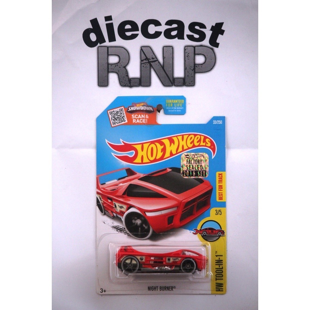 Hot Wheels 2016 Treasure Hunt Night Burner