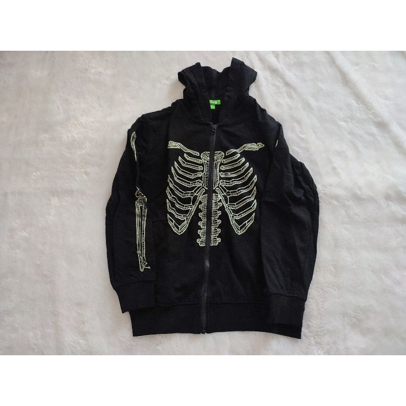 Preloved Jacket Hoodie Anak Laki-laki Hitam Bossini