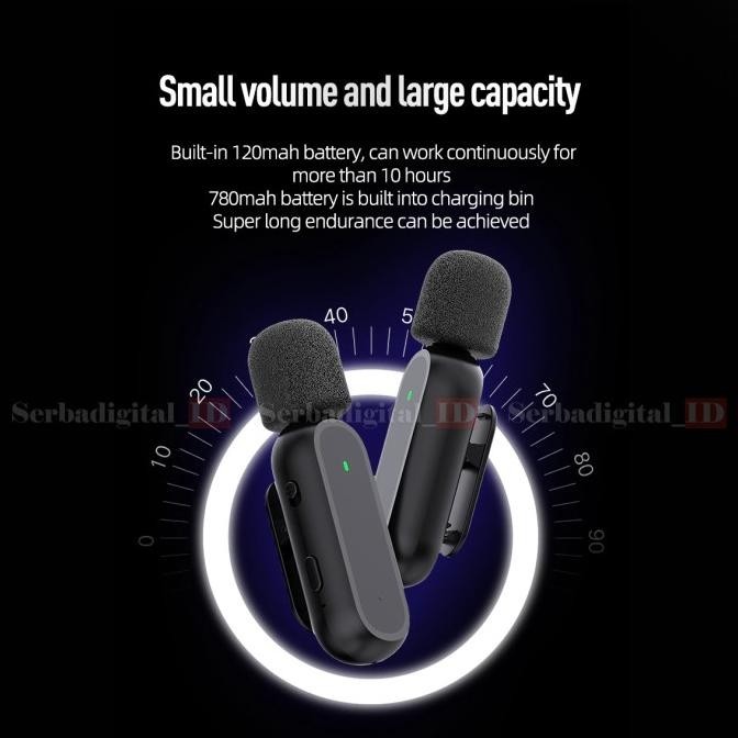 Costa True Dual Tx Wireless Mic Super Lavalier Clip On Smart Phone