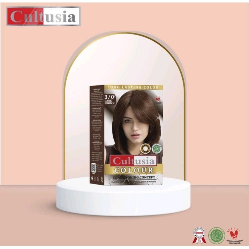 semir rambut coklat tua 3.0 cultusia
