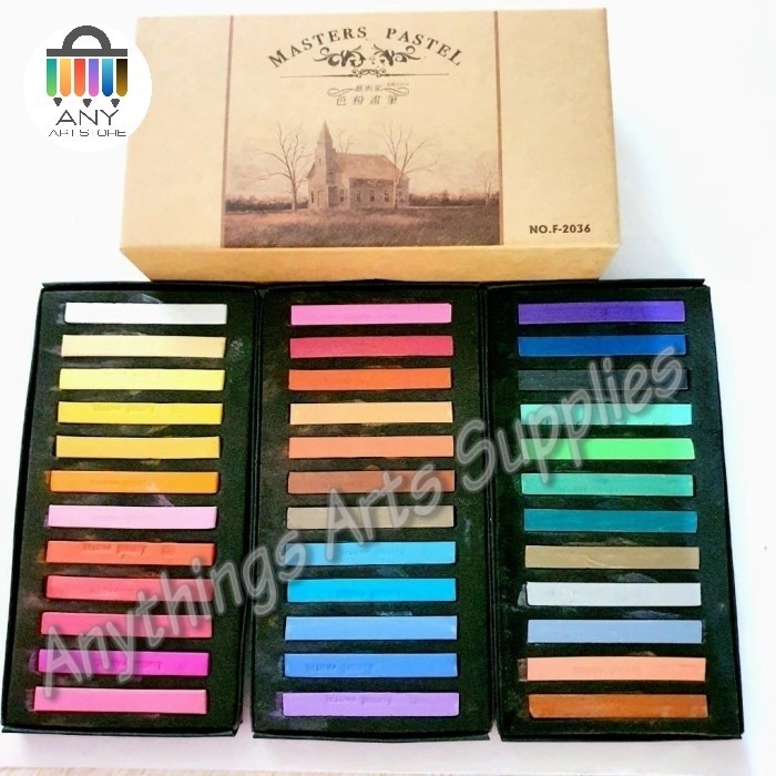 

Maries Soft Pastel Set 36 Colours / Hair Chalk