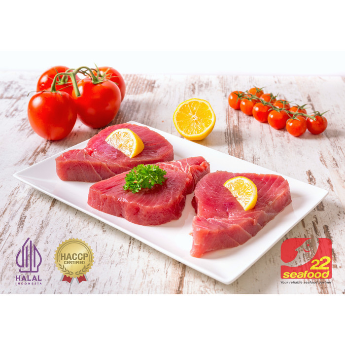 

Ayala - Ikan Tuna / Steak 200 Gr Yellowfin Fillet Export Quality / Seafood 22