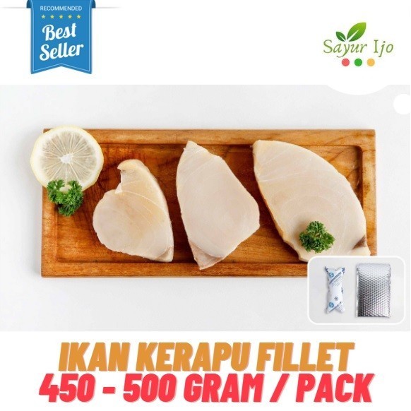 

Ayala - Ikan Kerapu Fillet 450-500 Gram Fresh Epinephelus Frozen Seafood Segar