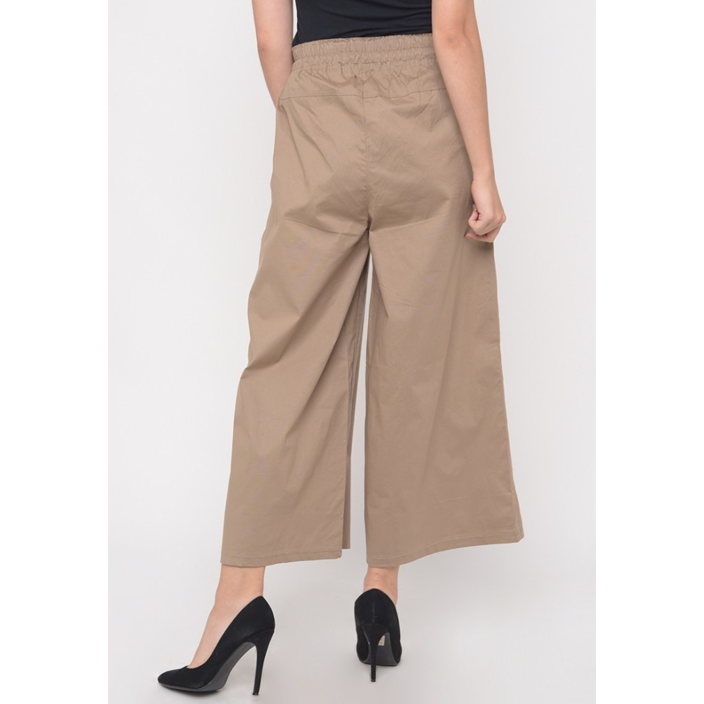 Celana Kulot Kolor Panjang Wanita Banana Female Basic Pants 4