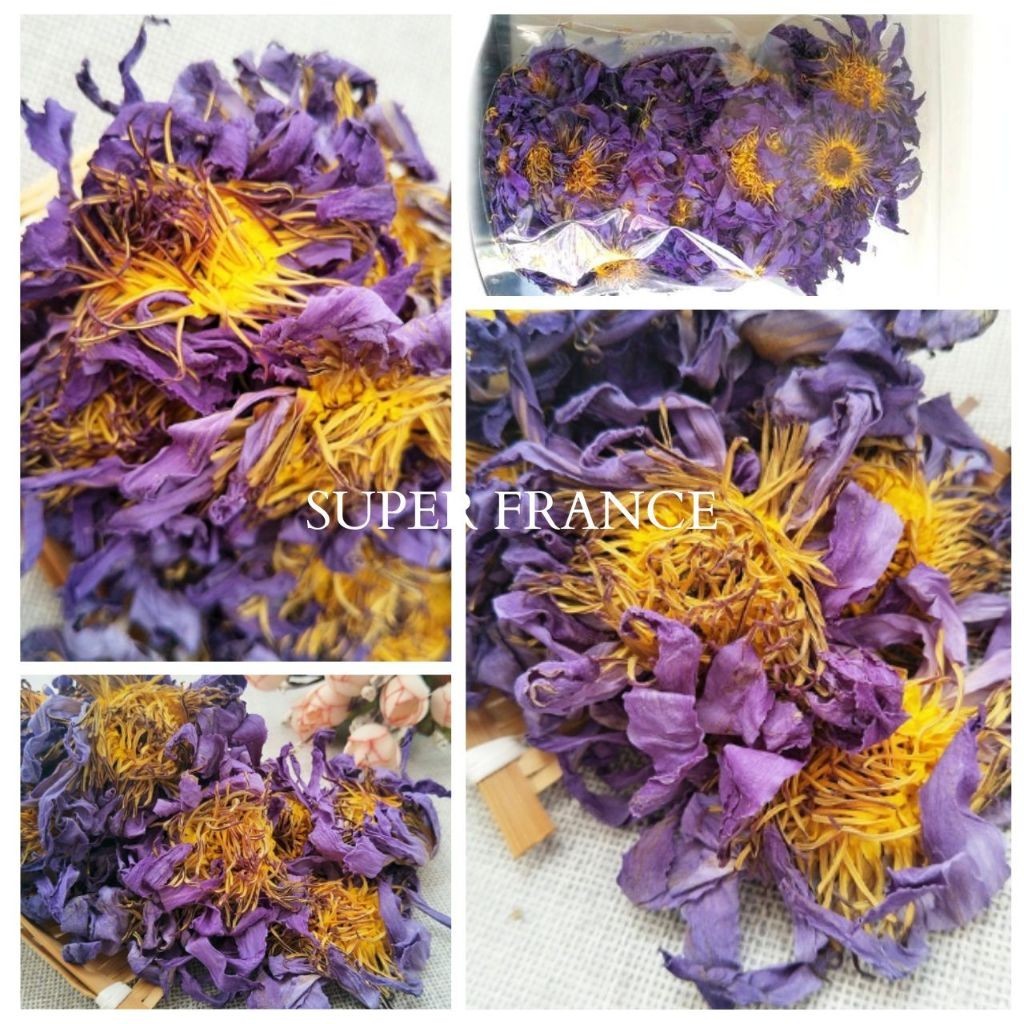 

BUNGA LOTUS KERING / BUNGA LOTUS BIRU KERING / DRIED BLUE LOTUS INSOMNIA 5GR BEST SELLER