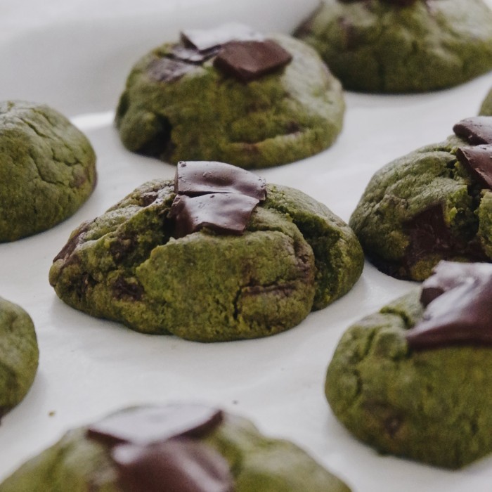 

Vegan Matcha Cookies (Gf, Flourless, Refined Sugar Free)