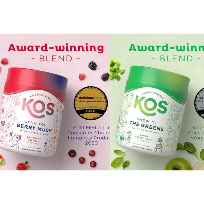 

KOS Reds Superfood Powder Organic Super Greens Veggie Blend Goji Berry ___maxie