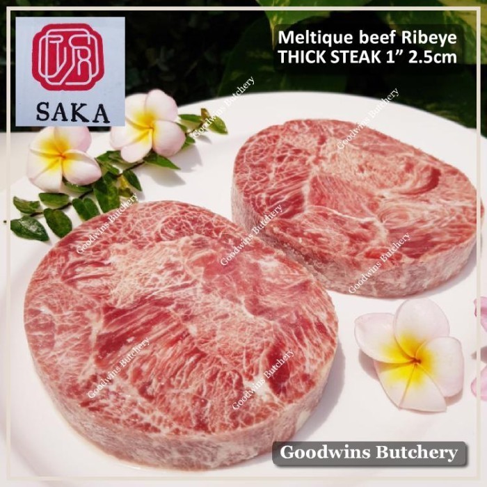 

Ayala - Daging Meltik Beef Ribeye Meltique Cuberoll Steak Schnitzel Sliced