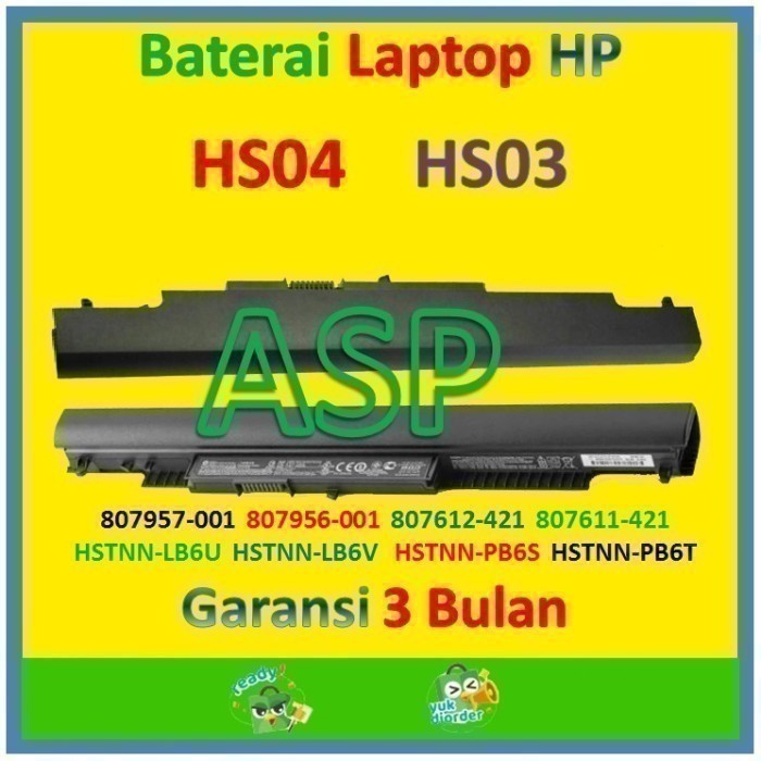 HP 14AM503TU 14AM504TU 14AM506TU 14AM514TU Batre 14AM Battery