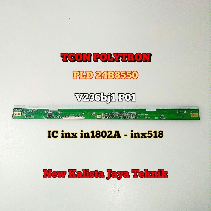 TCON TV POLYTRON PLD 24B8550 ORIGINAL V236BJ1 P01 TIKON 24B8550 TICON POLYTRON 24B8550 TCON TV POLYT