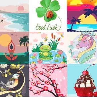 

Paint By Number Children Canvas Painting / Set Kanvas Lukis Anak andtiirobertmii