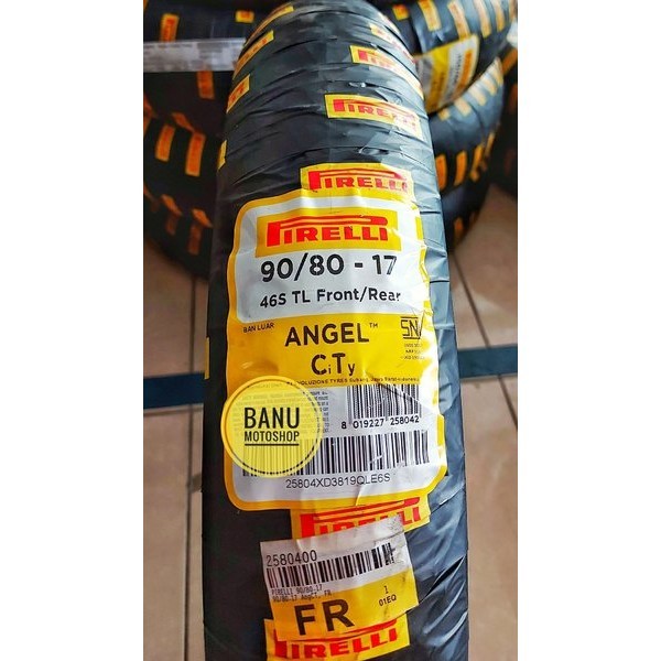 Ban Pirelli Angel City Ukuran 90-80 Ring 17