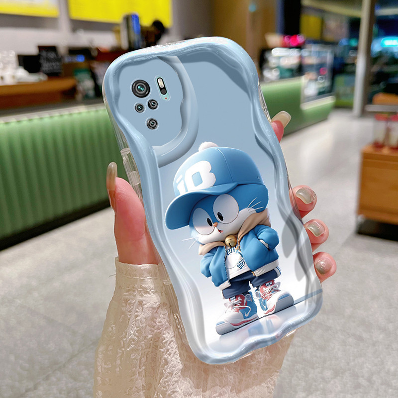 Casing Hp Xiaomi Redmi Note 10 Note 10s Note 11 SE POCO M5s Case sarung HP kartun Casing Doraemon si