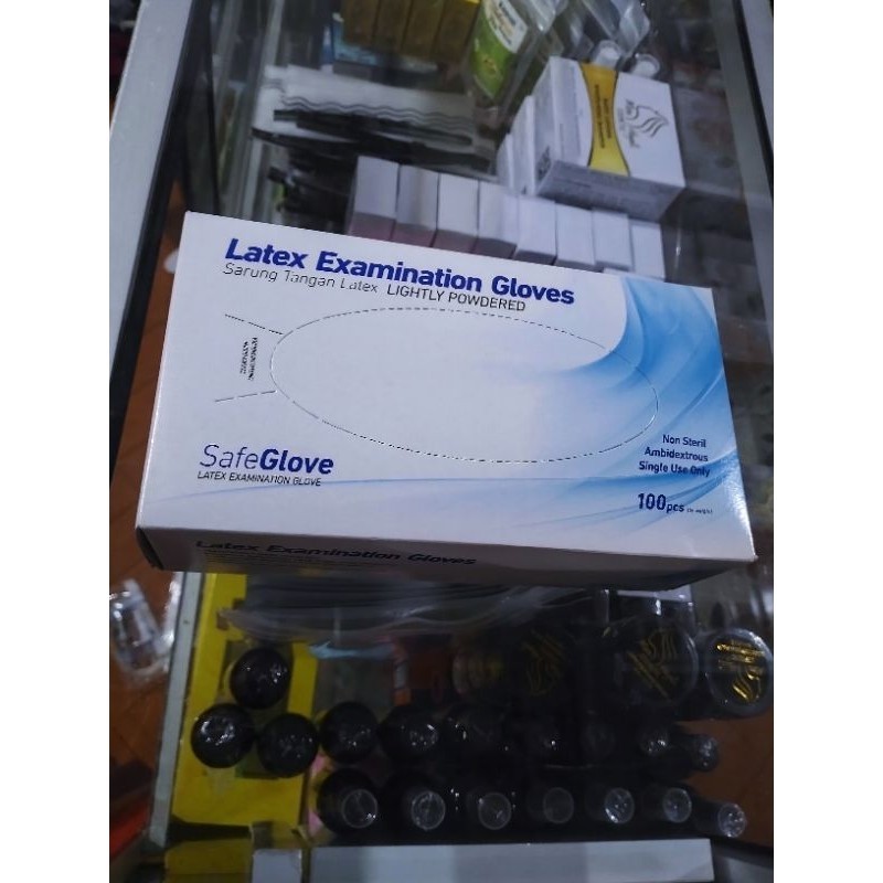 Handscoon Latex 1 Box isi 100pcs