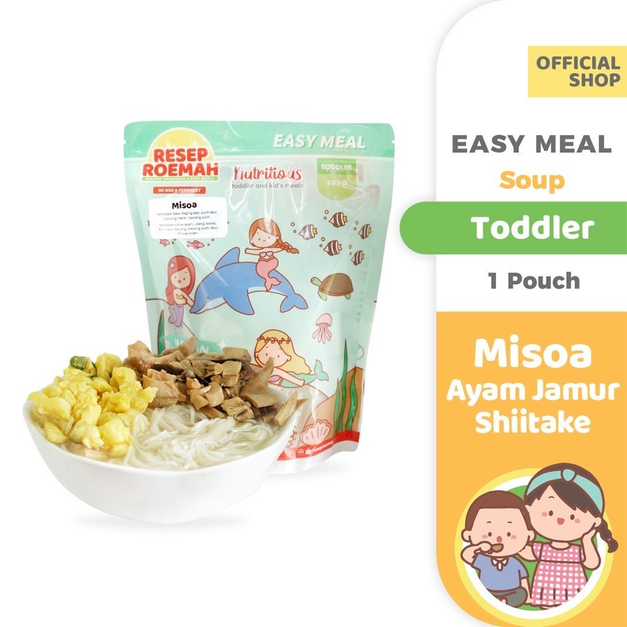 

RR Misoa Ayam Jamur Shiitake / Makanan Sehat Anak Balita / Kids Healthy Homemade Frozen Food / No MSG