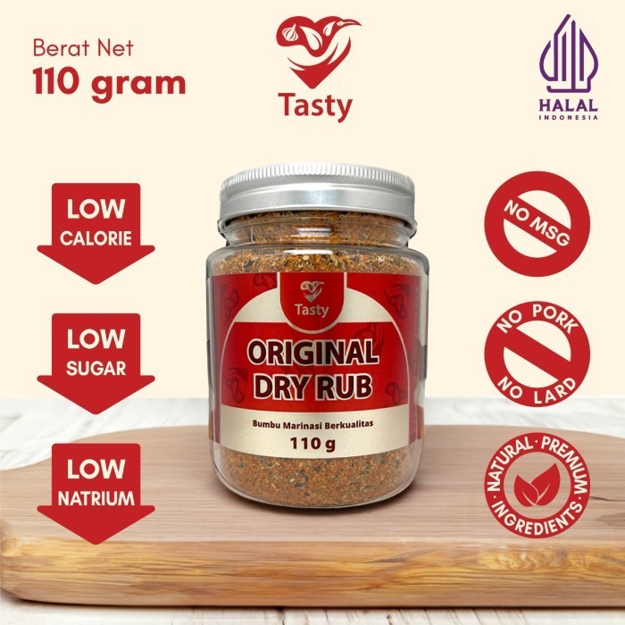 

Tasty Dry Rub Bumbu Marinasi Bbq Cajun Seasoning 110 Gram