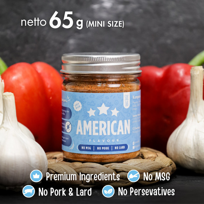 

[Ni Size] American Dry Rub Spicelab Bumbu Marinasi Kering Serbaguna