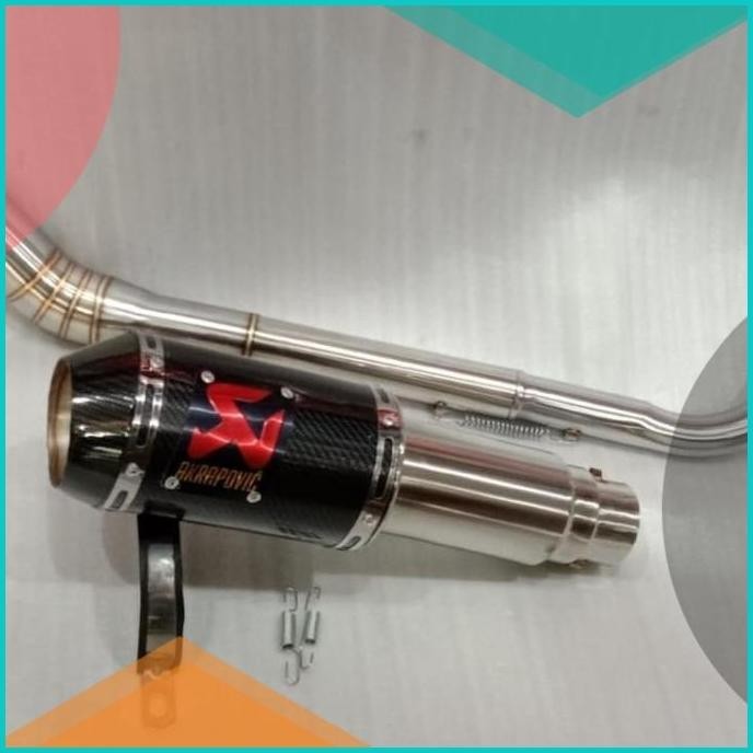 full system knalpot Akrapovic Lorenzo carbon R15 CBR GSX SATRIA FU DLL