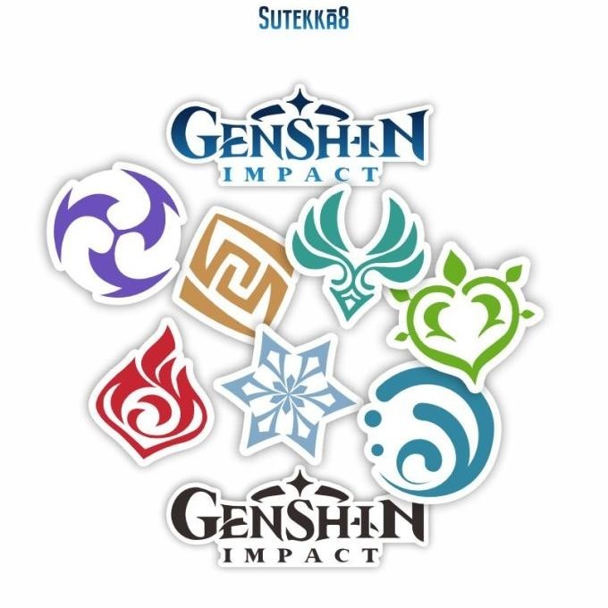 

STICKER PACK GENSHIN IMPACT SERIES 01 [8pcs]