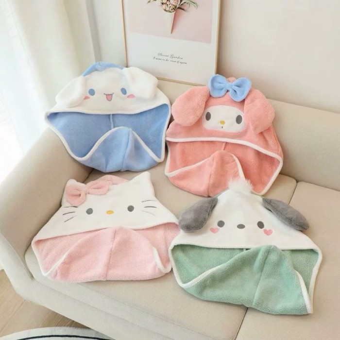 

Kaii Sanrio Shower Band Hair Towel Handuk Rambut Bando