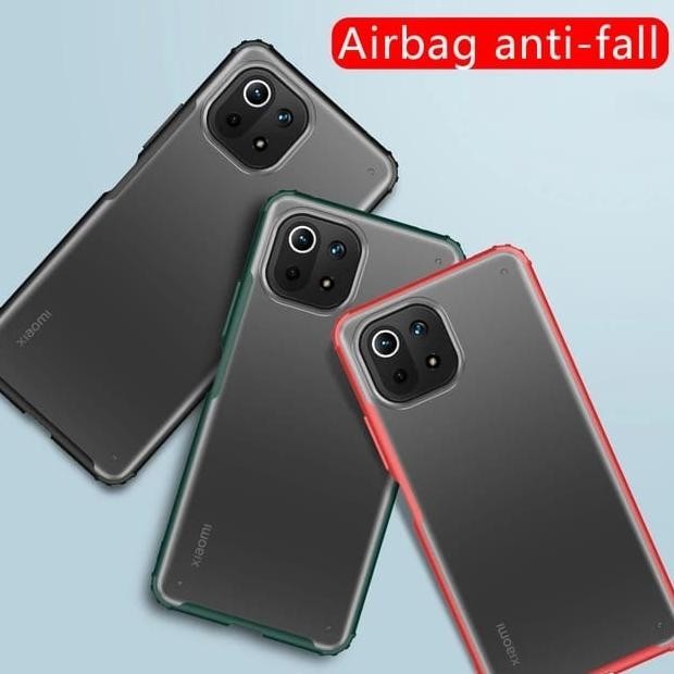 Xiaomi Mi 11 Lite Soft Casing Frosted Premium Tritone Series Original