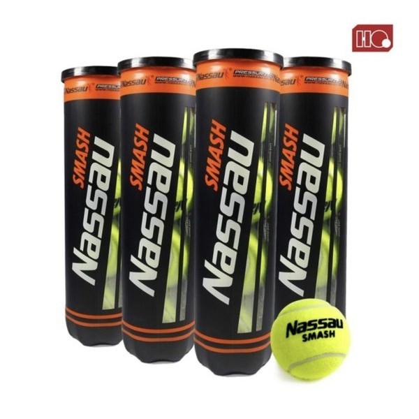 Bola Tenis TENNIS NASSAU SMASH (NASSAU SMASH) isi 4 ORIGINAL