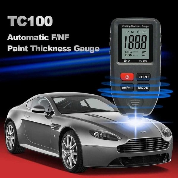 PENGUKUR KETEBALAN CAT MOBIL PROFESIONAL COATING THICKNESS GAUGE 0.1MICRON/0-1300 - TC100