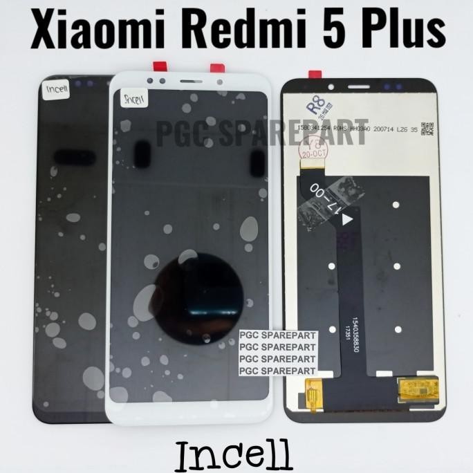 TERMURAH - Incell LCD Touchscreen Fullset Xiaomi Redmi 5 Plus - 5plus - 5+