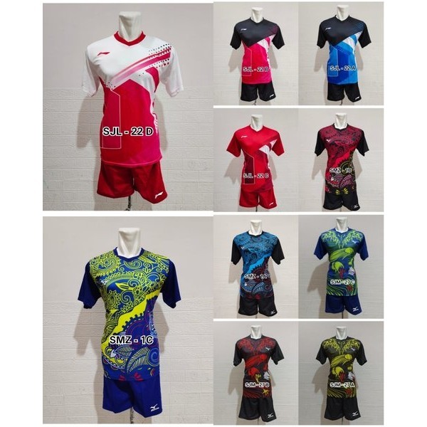 setelan baju kaos celana badminton Victor - kaos Victor - baju Victor - celana Victor - Jersey