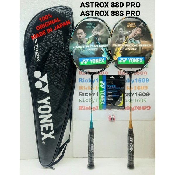 RAKET BADMINTON YONEX ASTROX 88D PRO - DOMINATE - MARCUS G - ASTROX 88S PRO - SKILL - KEVIN -
