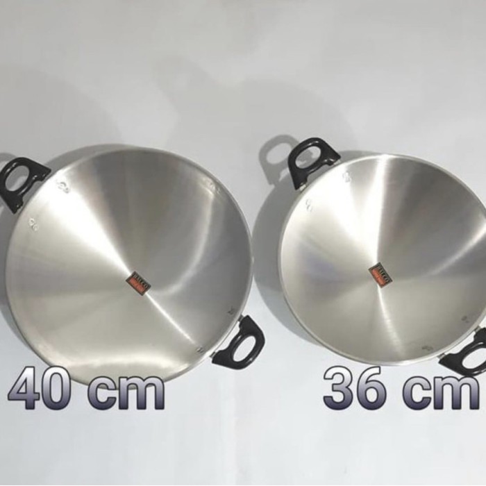 Halco Wajan Kuali Alunium Wajan Ggorengan Katel Gagang Masak