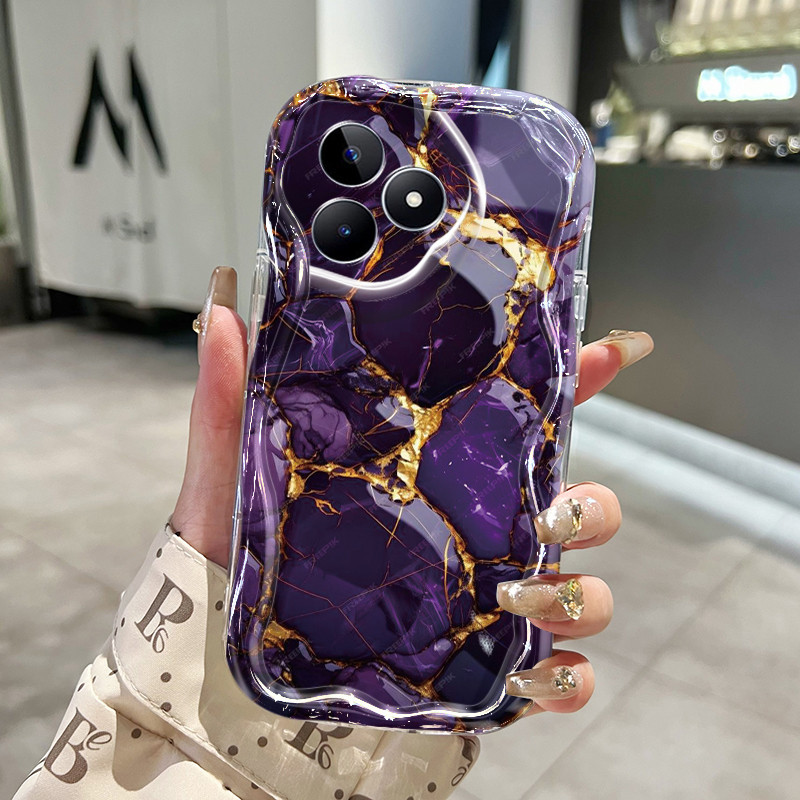 Casing Hp Realme C53 Realme C51 Realme Narzo N53 Realme Note 50 Case pelindung HP pola rusak Kesing 