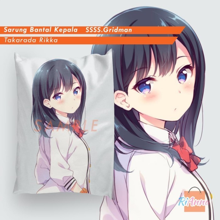 SALE TERBATAS Sarung Bantal Kepala Takarada Rikka (SSSS Gridman) #2