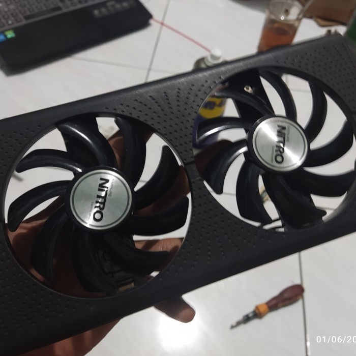 Fan Kipas Sapphire Nitro Rx 460 4Gb Orinal 85Mm Copotan Langka