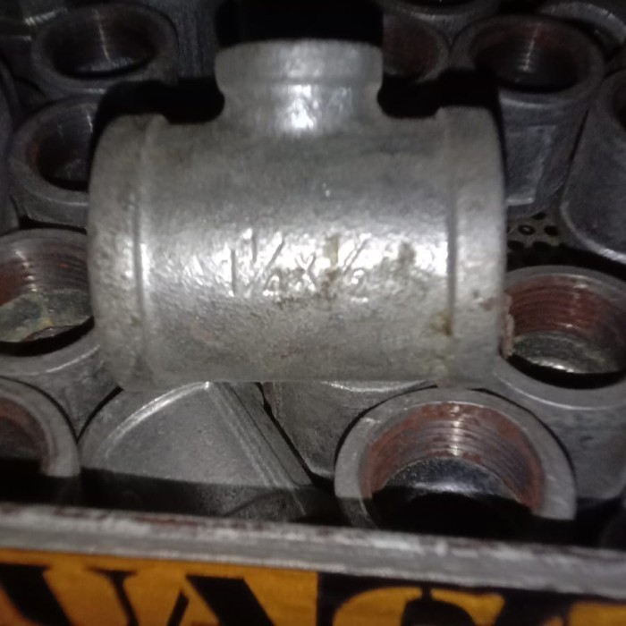 Produk Terbaru Vlok Tee Galvanis 1 1/4" X 1/2" / T Galvanis 1 1/4" X 1/2"