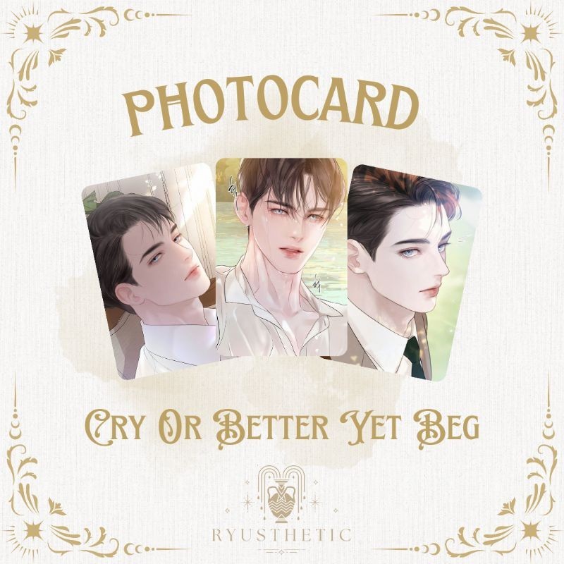 ISI 5 PCS Photocard Webtoon/Manhwa Cry or Better Yet Beg [ Matthias ]