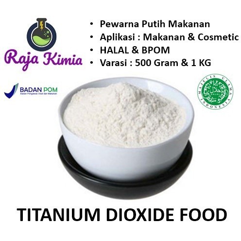 

Pewarna Makanan Putih / Uniwhite / Titanium Dioxide Food Grade - 1 Kg