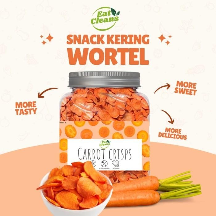 

Keripik Wortel Freeze Dried Keripik Sayur Crispy Snack Diet Sehat Enak Best Seller