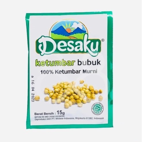 

Ketumbar Bubuk Desaku 15 gram isi 12 sachet