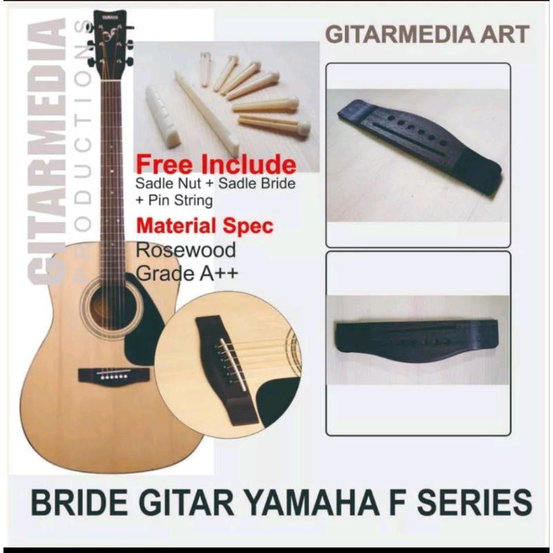 Bridge Gitar akustik model yamaha F310 - jembatan gitar yamaha