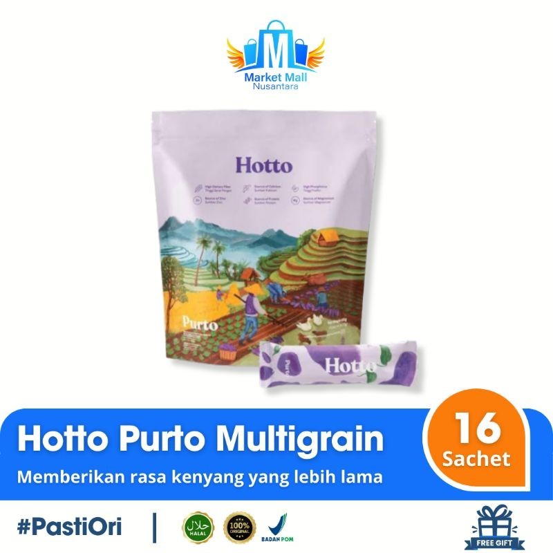 

Hotto Purto Multigrain with Purple Potato Ubi Ungu 1 Pouch 16 Sachet