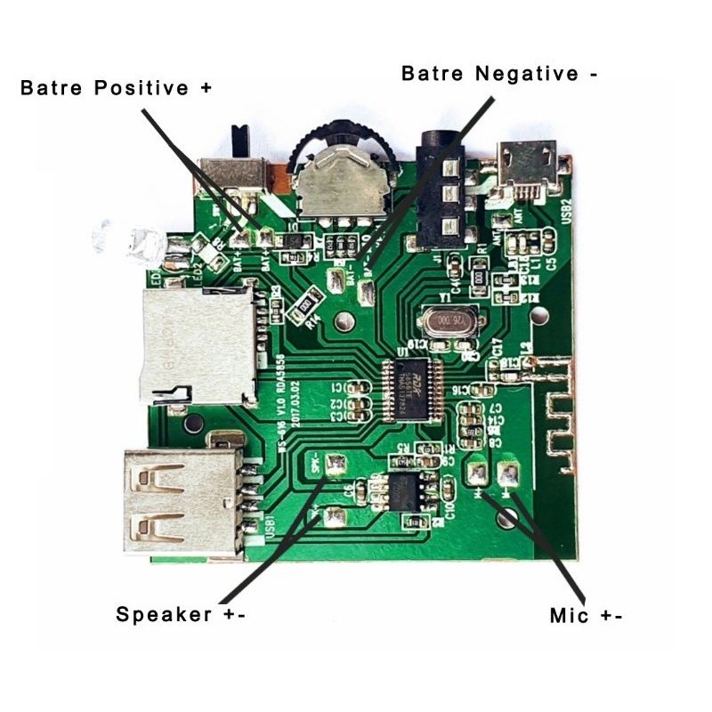 Modul Mp3 Bluetooth RadioFm