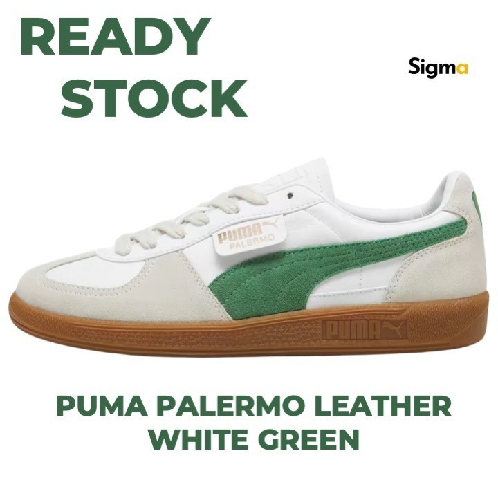 Sneakers Puma Palermo Leather White Green