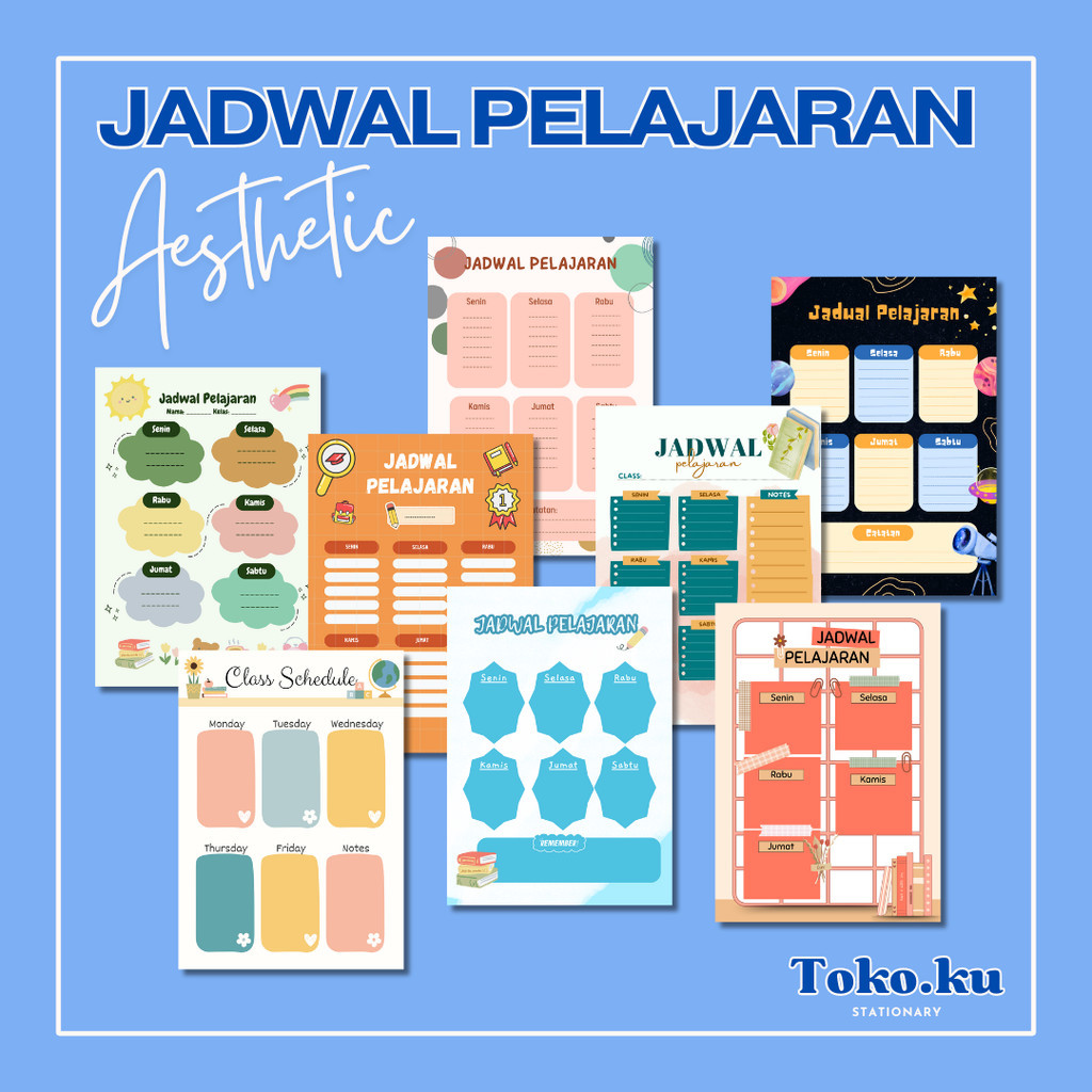 

JADWAL PELAJARAN MINI POSTER TOKO.KU [PART 1]