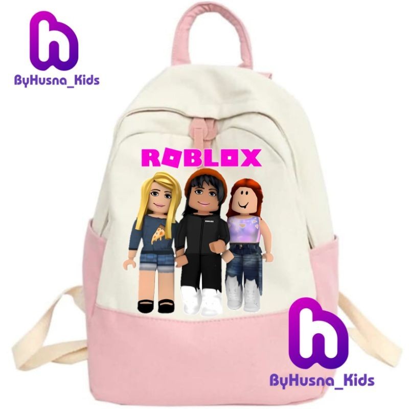 TAS RANSEL ANAK ROBLOX BACKPACK ANAK TK/SD KARAKTER ROBLOX UNISEX ANAK CEWEK PEREMPUAN