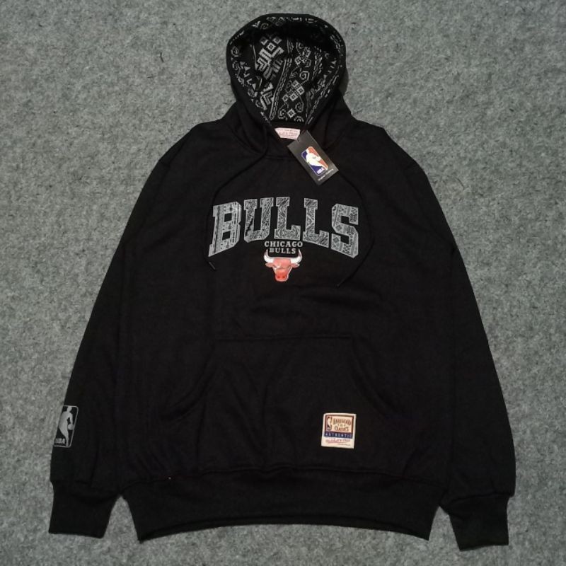 Jaket Hoodie Sweater Bulls Batik Sablon Unisex