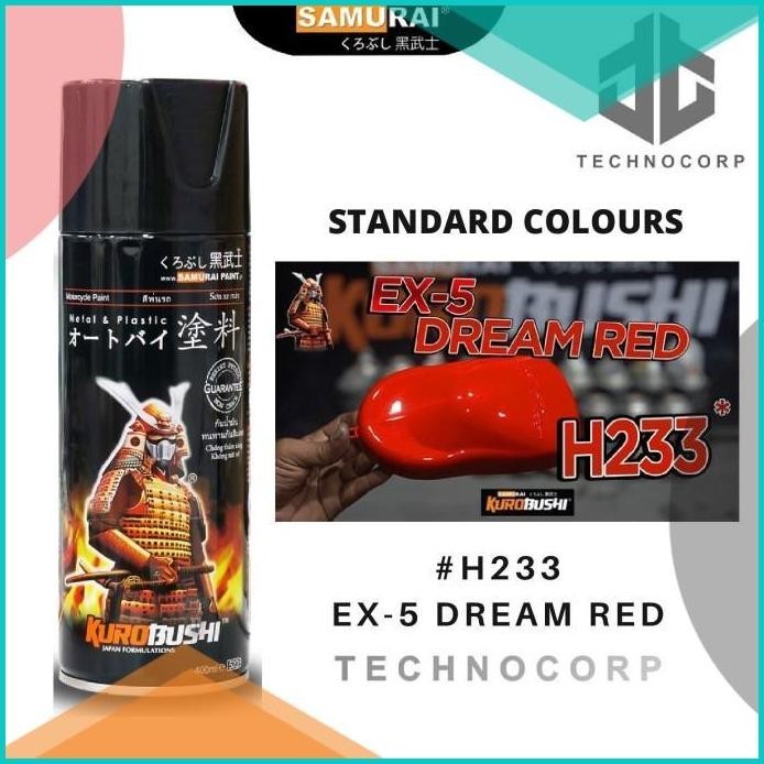 CAT SAMURAI PAINT H233 EX 5 DREAM RED / HONDA MERAH METALLIC 19F3B2024