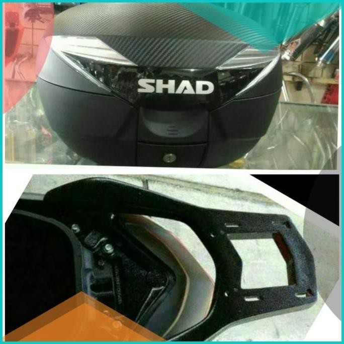 PAKETAN BOX SHAD SH 39 PER BREKET BOX KMI NMAX / BUSA BOX SHAD SH 39 1